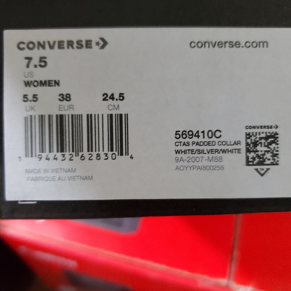 Converse women ctas padded collar white - Picture 2 of 12
